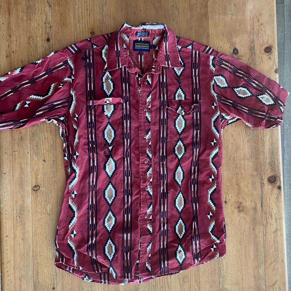 Panhandle Slim western wear vintage pearl button down shirt